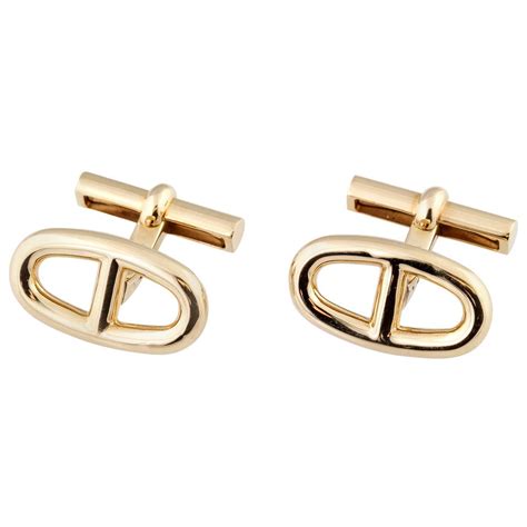 hermes cufflinks review|hermes cufflinks gold and enamel.